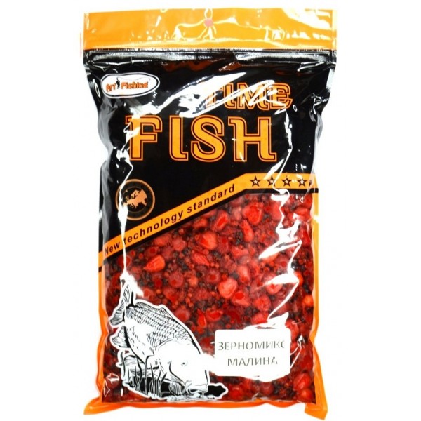 Зерномикс для рыбы, Art Fishing, 500г, вкус Малина